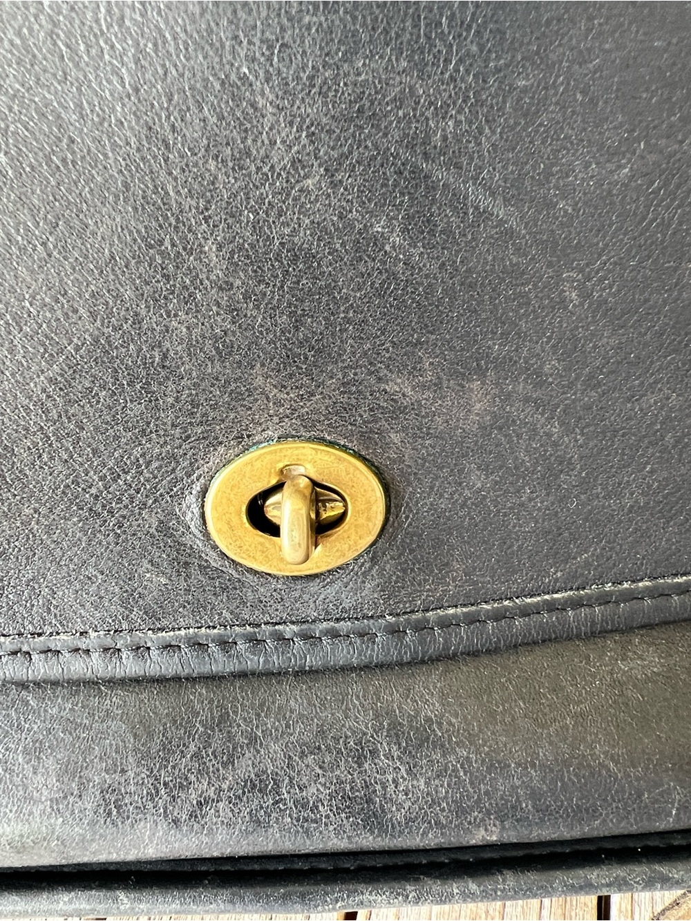Vintage Retro Pre-1994 Coach Black City Bag style number 9790 - Picture 11 of 13